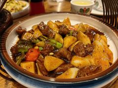 松子牛肉炒年糕-梁溪河畔·吉府花园(南长街南下塘店)