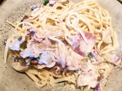 奶油培根蘑菇蛋黄意式细面-BAKER&SPICE(环贸店)