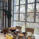 在上海！jujuju漂亮的花园窗景餐厅！