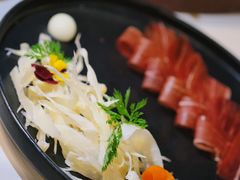 三年金钱火腿配大理手撕乳扇-泓0871臻选云南菜·味庄