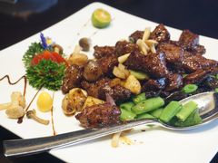 黑椒蒜片雪花牛肉粒-泛太平洋大酒店·海天楼中餐厅·粤菜