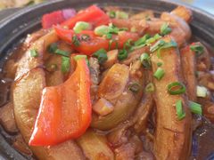 咸鱼茄子煲-巨元河鲜酒楼·清远特色菜名店(英德店)