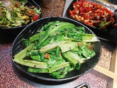 豆豉鲮鱼油麦菜-潮十三潮汕砂锅粥(高新四路大都荟店)