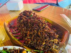 热拌土鲫鱼-人和水上飘(第一家店)