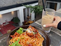 胡同炸鸡意面-自如ZSPACE四合院艺术餐厅