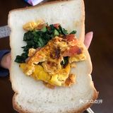 自制厚蛋烧三明治～馅料满满营养全面～