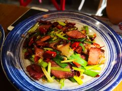 炒腊肉-花椒笑成都小馆(百脑汇店)