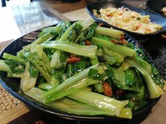 豆豉鲮鱼油麦菜-潮十三潮汕砂锅粥(高新四路大都荟店)