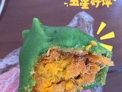蛋黄肉松青团-许阿姨糕团店(南京总店)