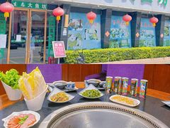 自助取餐区-老刘生态大鱼坊铁锅炖鱼(赛马场店)