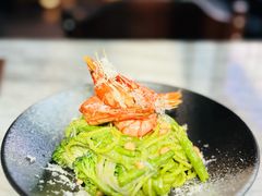 罗勒松子酱鲜虾意大利面-反正(SM三期店)