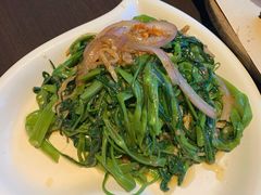 马拉盏炒通菜-大头虾越式风味餐厅(光明广场店)