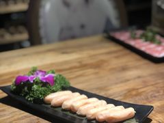 不好吃免全单的虾滑肠-碳说品道.瓦片烤肉.海鲜烧烤(中华路店)