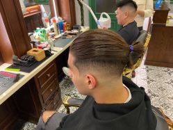 -595barbershop美式油头