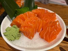 甜虾和三文鱼刺身-赤坂亭·M9和牛放题(长楹天街购物中心店)