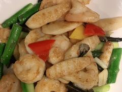 黑鸡纵山药炒虾球-俏江南天津时尚曲艺主题餐厅(马场道店)