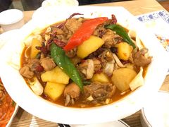 新疆大盘鸡-新疆红柳花餐厅(新洲店)