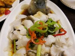 鲜花椒鲈鱼-金牌餐厅·天津菜·八珍豆腐·老爆三(瓷房子店)