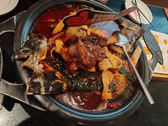 -探鱼·鲜青椒爽麻烤鱼(银泰城店)
