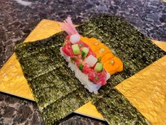 海胆生牛肉手卷-老乾杯和牛烧肉(王府中环店)