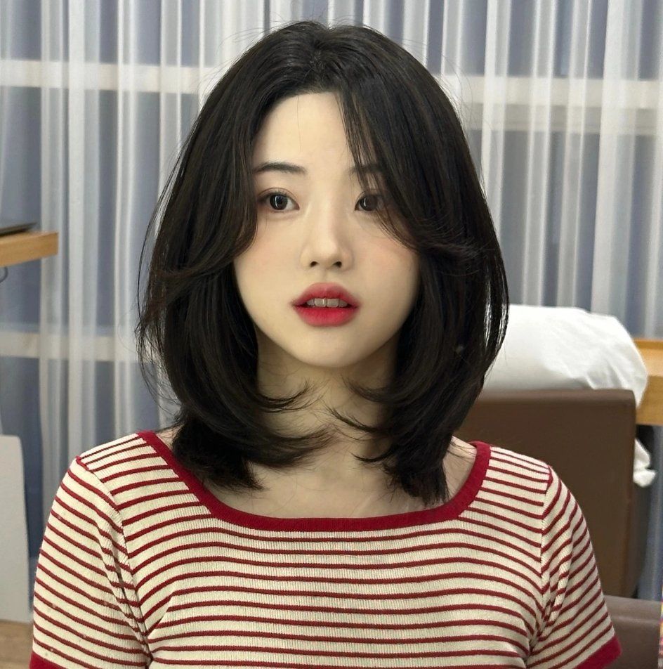 圆脸救星,最显瘦的一款发型