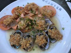 蒜蓉粉丝蒸扇贝-四川小胡子海鲜(丁村万人海鲜广场店)