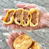 4r一个❗❗妈妈说还要一个的鲜肉酥饼也太香了