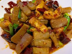 自制魔芋豆腐板筋-小雅木姜子烤鸡·贵州菜(鸿通城店)