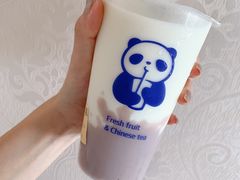 芋泥啵啵绿茶-茶百道(招商花园城店)