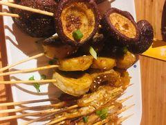 -路边摊小炉子烧烤