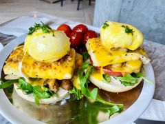 班尼迪克藜麦豆腐野蘑菇-The Rug Cafe(王府中环店)