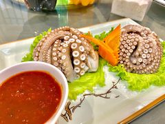 脆巴梢蘸酱-小船渔村•大连菜•大连焖鱼(明泽街店)