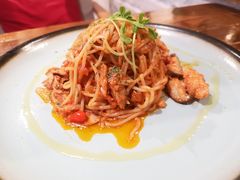 蒜香金枪鱼意面-雕刻时光咖啡馆(北师大店)