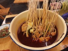 -拈签一笑黄牛肉辣卤串串