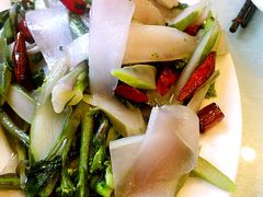 炝炒红油菜-廖老妈蹄花店(人民公园陕西街259号店)