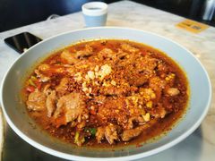 水煮牛肉-懒人盐府人家(航天桥店)