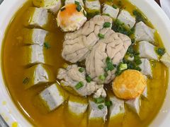 咸蛋黄臭豆腐炖猪脑-绍兴名菜馆(可乐路店)