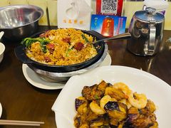 酱汁虾仁烧茄子-日昌餐馆(亦庄店)