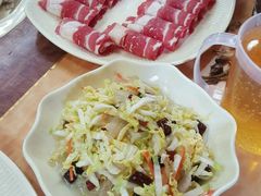 菜心拌蜇皮-蜀留香火锅(白堤路店)