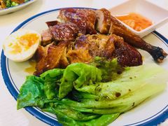 明炉吊烧脆皮鸭饭-食运茶餐厅(文化宫店)