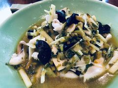 雪菜冬笋炒目鱼-虎哥私房菜(馒头山店)