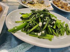 蒜蓉炒菜心-明记海鲜大排档(巽寮湾店)