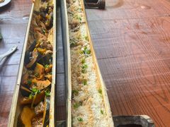 竹筒田鸡饭-香竹农庄•传统竹筒饭(十年店)