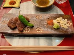 炭烤牛舌小杭椒蒜片-鳥喜Toriki怀石烧鸟料理
