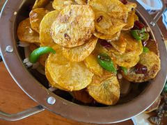 干锅土豆片-俺家菜馆(百里峡店)