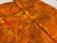 泡菜饼-包装马车·韩国料理·포장마차