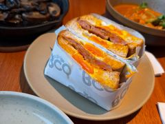 香肠裹蛋三明治-Bco豆库(新光天地店)
