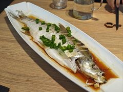 黄椒酱蒸大白鱼-连鹭海鲜·海肠捞饭·海胆饭(星海店)