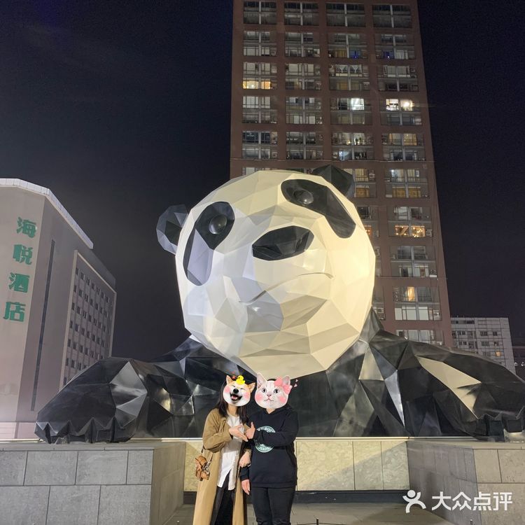 外地土狗打卡网红熊猫pp