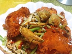 姜葱炒蟹-明记海鲜美食老字号(明记总店)
